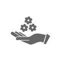 Technical icon vector, Engineering simple icon template, Creative Setting icon design, Illustration