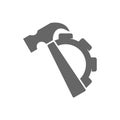 Technical icon vector, Engineering simple icon template, Creative Setting icon design, Illustration