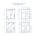 Technical Illustration Of Wardrobe