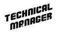 Technical Manager rubber stamp