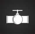 Technical mechanisms icon on background for graphic and web design. Simple vector sign. Internet concept symbol for