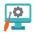 Technical support computer with tools