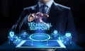 Technical support customer service guarantee quality assurance concept. Royalty Free Stock Photo