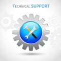 Technical support icon Royalty Free Stock Photo