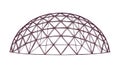 Geodesic Dome Structure Vector Icon, vector design Generative AI Royalty Free Stock Photo