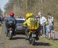 Technical Vehicles in The Forest of Arenberg- Paris Roubaix 2015