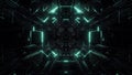 Technical wireframe visual 3d rendering design