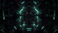 Technical wireframe visual 3d rendering design