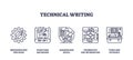 Technical writing involves precision, structure, analysis, technology, and guidance. Outline ...