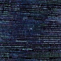The history of abstraction through binary coding in technology. Big data. Royalty Free Stock Photo