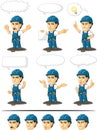 Technician or Repairman Customizable Mascot 17