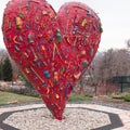 Technicolor Heart Royalty Free Stock Photo