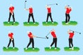 Techniques for playing golf, Correct golf play