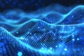 Techno Dreamscape Flowing Digital Data in a Technological Wonderland