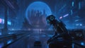 Techno Dreamscape: Masked Virtuoso\'s Cyber Sonata. Generative AI