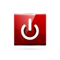 Techno futuristic start power button