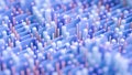 Techno high-tech background, geometry, cube, abstraction. 3d illustration, 3d rendering