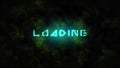 Techno LOADING text illustration