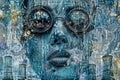 Techno-Organic Fusion: Surreal Art of Human and Machine, generative ai