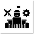 Technocracy glyph icon Royalty Free Stock Photo