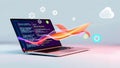 Technological Abstract of Web Application Programming and Code Analysis â AI generated Royalty Free Stock Photo