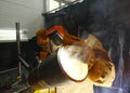 Welding of pipelines at the competition of professional skills.
