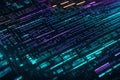 Technological computer codes element abstract background. Generative AI