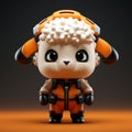 Technological Design Toy Dog From Overwatch Series - Charming Character Illustrations