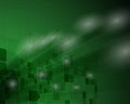 Technological green background