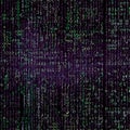 The technological history of abstraction using binary codes. Big data. concepts associated with coding or hacking. Royalty Free Stock Photo