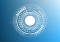 Technological interface connection platform abstract background Royalty Free Stock Photo