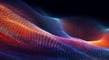 Technological Symphony: An Abstract Exploration of the Combination of Particles and Mesh Textures.