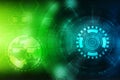 Technology Abstract Background, futuristic background, cyberspace Concept