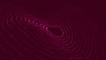 Technology background. Abstract circular wave of particles. Futuristic dotted wave. Visualization of sound waves. Plexus Royalty Free Stock Photo