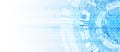 Technology background. Binary computer code. Vector illustratio Royalty Free Stock Photo