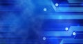 Technology Background, Computer future linien creative circuit blue Royalty Free Stock Photo