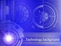 technology background. Concept of industrial design. Be Royalty Free Stock Photo