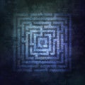 Technology Background Design with square maze. Business concept.