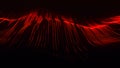 Technology background . Futuristic point wave. Abstract digital wave of particles.