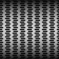 Technology background with metal texture and seamless perforated pattern. Royalty Free Stock Photo