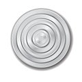 Technology button template with metal texture Royalty Free Stock Photo