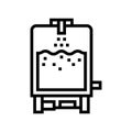 technology cheese production line icon vector illustration