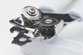 Technology: Close up of a tin can opener, showing an everyday use of gears. 2