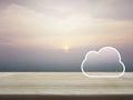 Technology cloud computing concept Royalty Free Stock Photo