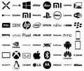 Technology company logos
