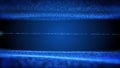 Technology data horizontal dynamic grid pattern moving on blue background illustration