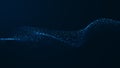 Technology digital wave background concept