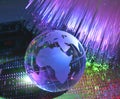 Technology earth globe Royalty Free Stock Photo