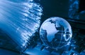 Technology earth globe Royalty Free Stock Photo