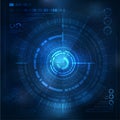 Technology element. Technological background with technological elements. techno illustration